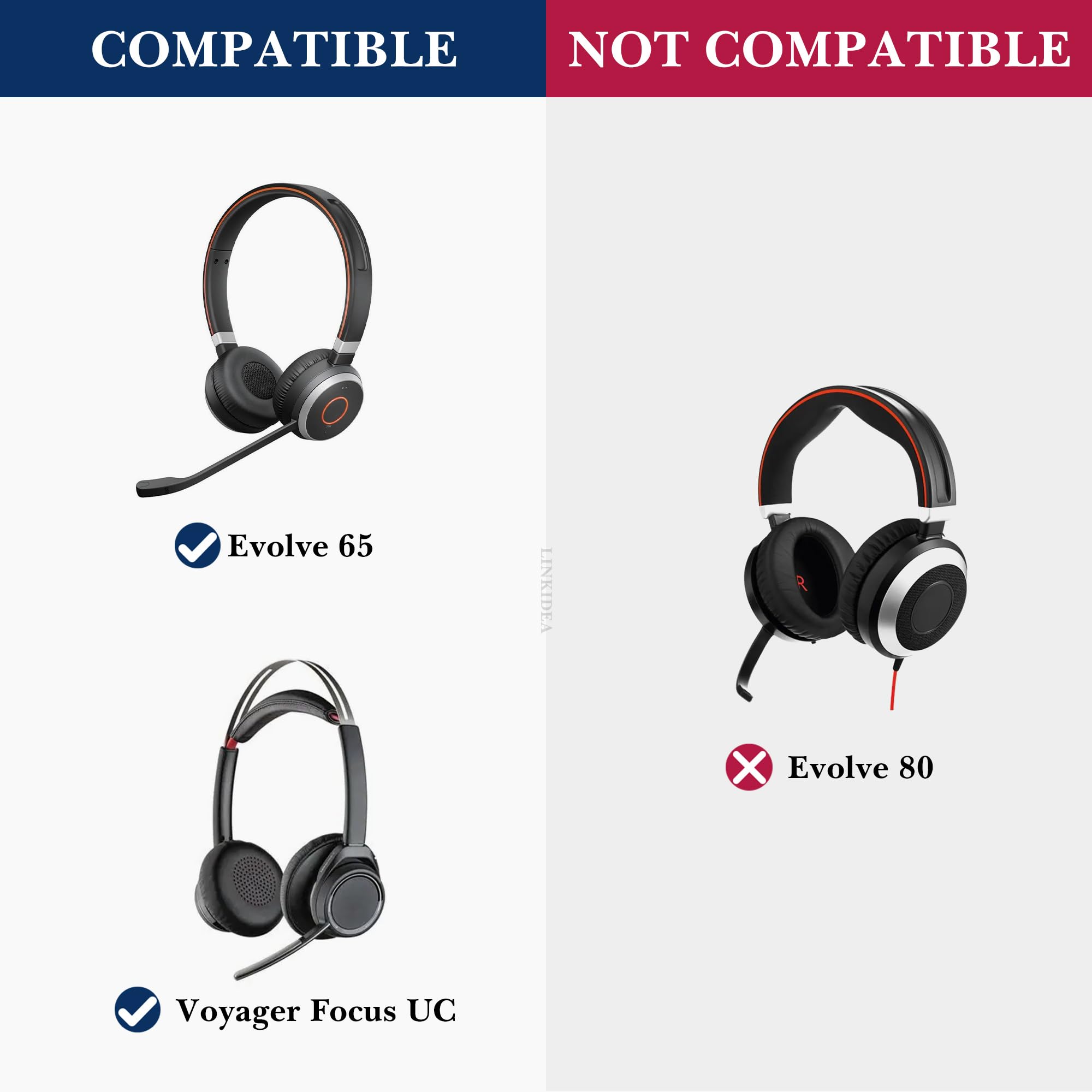 Amazon.com: Linkidea Headphones Carrying Case Compatible with